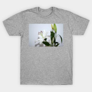 White Lilies with Buds T-Shirt